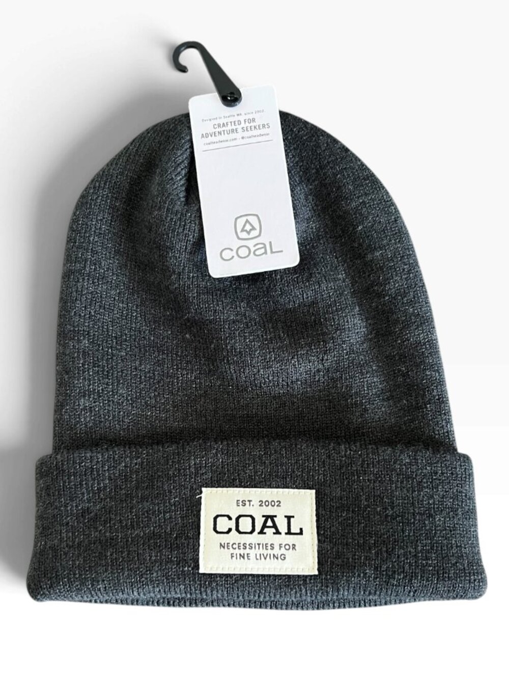 COAL NEW The Uniform Beanie In Charcoal Gray OS